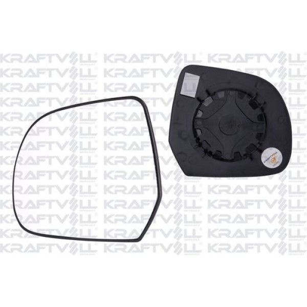 KRAFTVOLL 9080011 Dış Dikiz Ayna Camı Mekanik Convex Camlı Sol Duster-Lodgy-Dokker