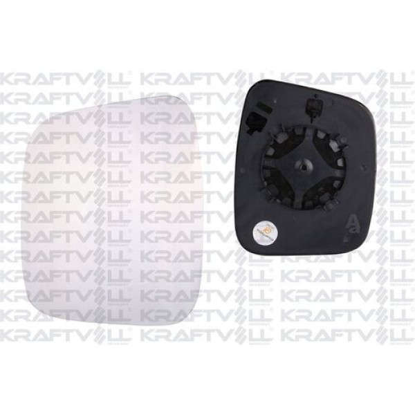 KRAFTVOLL 9080015 Dış Dikiz Ayna Camı Sol (Manuel- Isıtmasız) Nemo-Fiorino-Bipper