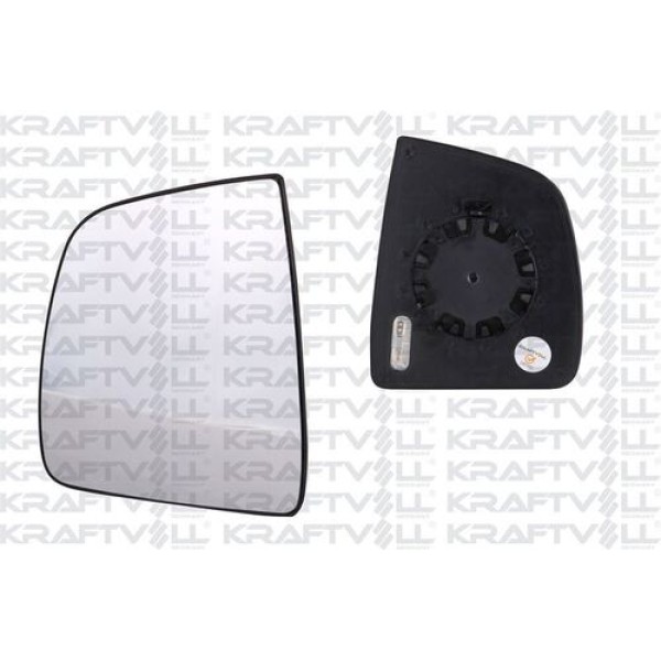 KRAFTVOLL 9080023 Dış Dikiz Ayna Camı Elektrikli Isıtmalı Convex Camlı Sol Doblo III 10- 