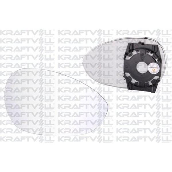 KRAFTVOLL 9080026 Dış Dikiz Ayna Camı Mekanik Convex Camlı Sağ Grande Punto-Linea