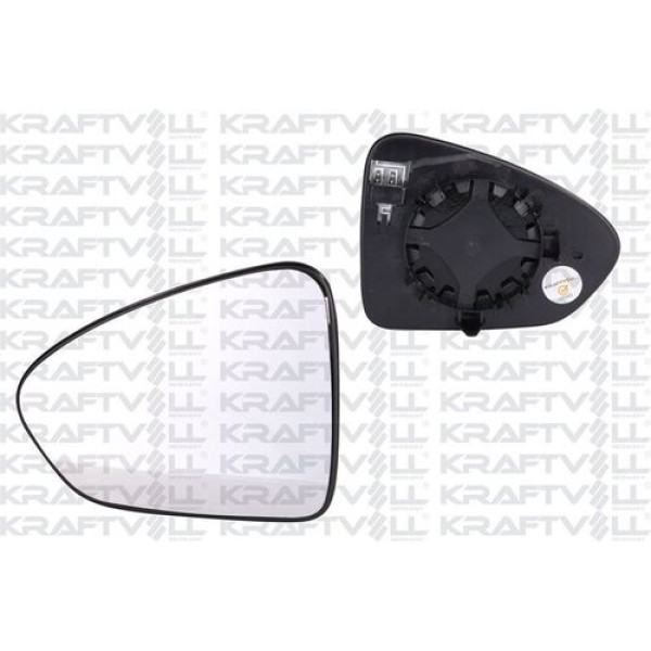 KRAFTVOLL 9080035 Dikiz Ayna Camı Sol Elekt. Egea-15 