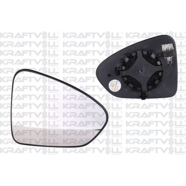 KRAFTVOLL 9080036 Dikiz Ayna Camı Sol Elektrikli Isıtmalı Egea 15- 