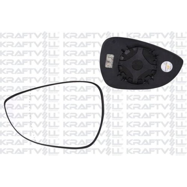 KRAFTVOLL 9080037 Ayna Camı Sol Elektrikli Asferik Camlı Fiesta 08/-