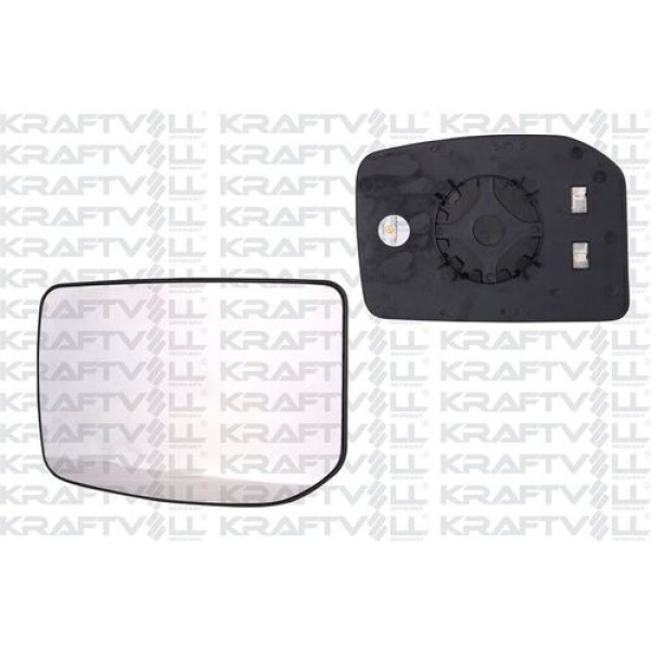 KRAFTVOLL 9080058 Ayna Camı Sağ (Elektrikli - Rezistanslı) Transit V184 01-06 V347 06/- Üst Büyük 