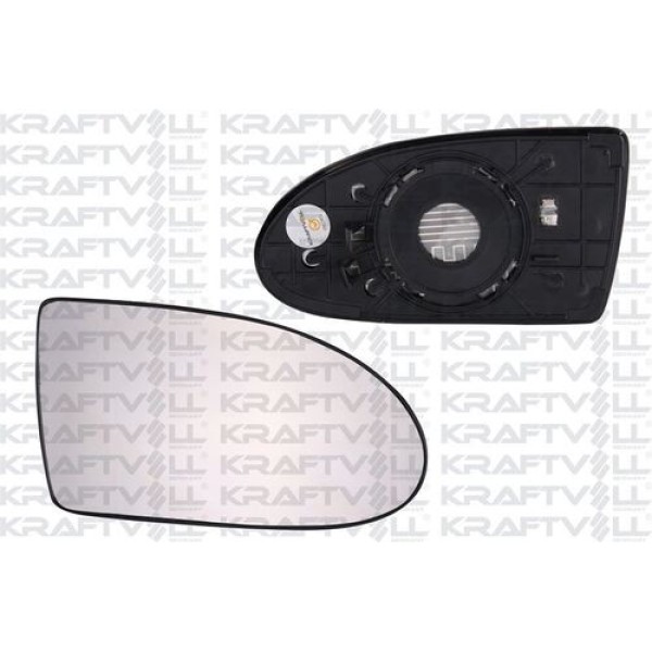 KRAFTVOLL 9080076 Dış Dikiz Ayna Camı Elektrikli Isıtmalı Convex Camlı Sağ Accent Era 05- 10