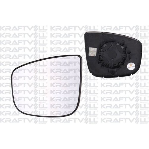 KRAFTVOLL 9080105 Yan Dikiz Ayna Camı Sol (Elektrikli - Isıtmalı) Partner Tepee - Berlingo III 12-