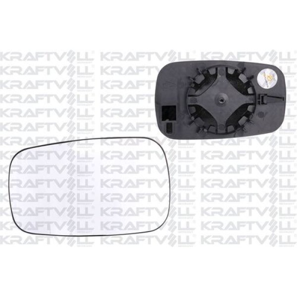 KRAFTVOLL 9080115 Dış Dikiz Ayna Camı Mekanik Convex Camlı Sağ-Sol CLIO III-Megane II-Scenic II