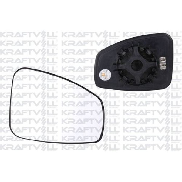 KRAFTVOLL 9080120 Dış Dikiz Ayna Camı Elektrikli Isıtmalı Convex Camlı Sağ Megane III-Latitude 09-