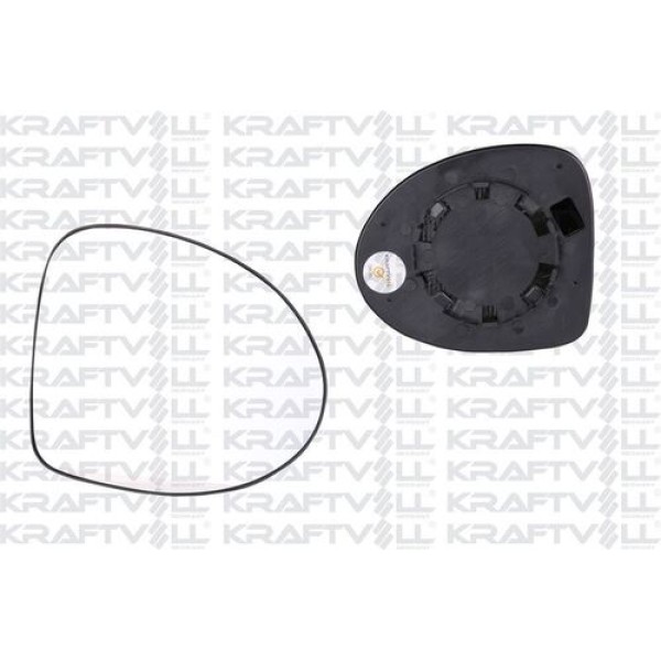 KRAFTVOLL 9080123 Dış Dikiz Ayna Camı Mekanik Convex Camlı Sağ CLIO Symbol 08- 13