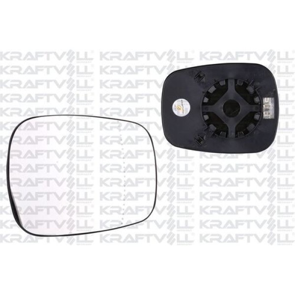 KRAFTVOLL 9080136 Dış Dikiz Ayna Camı Elektrikli Isıtmalı Asferik Camlı Sağ-Sol Kangoo 02- 08