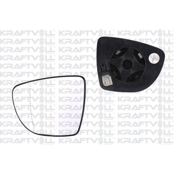KRAFTVOLL 9080155 Dış Dikiz Ayna Camı Elektrikli Isıtmalı Asferik Camlı Sol CLIO IV 12-
