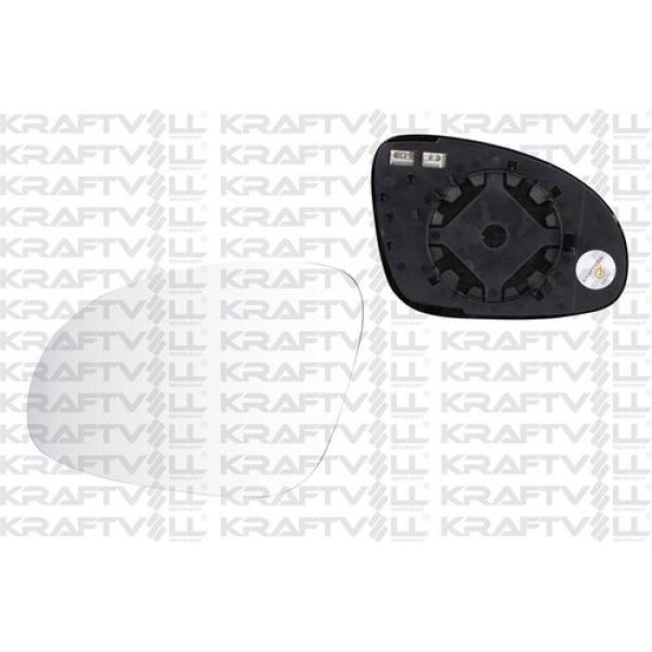 KRAFTVOLL 9080165 Dış Dikiz Ayna Camı Elektrikli Isıtmalı Sol Asferik Camlı Golf V-Jetta-Passat-Supe