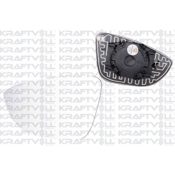 KRAFTVOLL 9080169 Dış Dikiz Ayna Camı Elektrikli Isıtmalı Sol Asferik Camlı Jetta (10- -) 