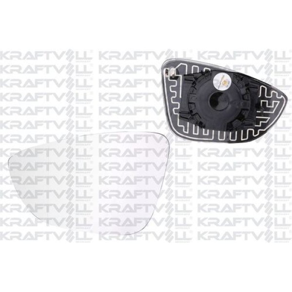 KRAFTVOLL 9080171 Dış Dikiz Ayna Camı Elektrikli Isıtmalı Sol Asferik Camlı Passat (10- -) 