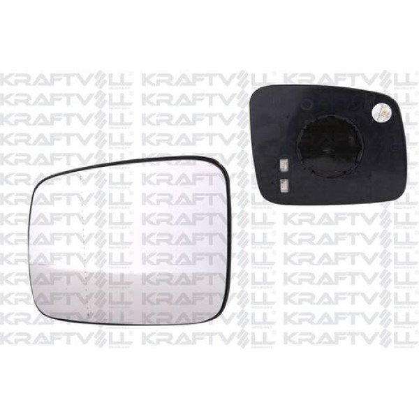 KRAFTVOLL 9080177 Dış Dikiz Ayna Camı Elektrikli Isıtmalı Sol Asferik Camlı Transporter T4 (90-02) 