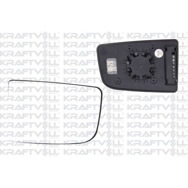 KRAFTVOLL 9080188 Dış Dikiz Ayna Camı Elektrikli Isıtmalı Sağ Convex Camlı Crafter-Sprinter (06- -)