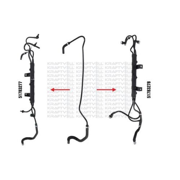 KRAFTVOLL 10033180 Yakıt Borusu Braket Hariç Doblo 1.3 Multıjet 