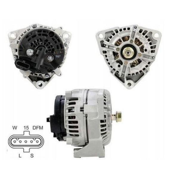 KRAFTVOLL 11020028 Sarz Dinamosu Alternatör 24V 80A Bosch Tip Ncb1 Mercedes Benz Actros 03- Iveco 00 