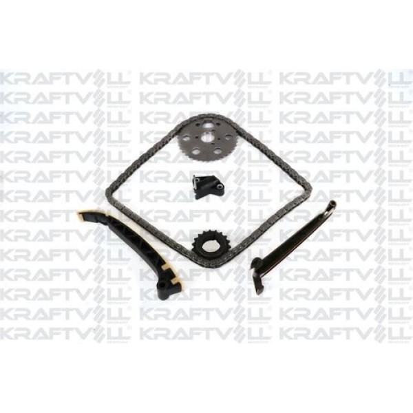 KRAFTVOLL 12100024 Eksantrik Zincir Seti (Om660) Cabrıo 450 01-04 Cıty-Coupe 450 99-04 Fortwo 07- 