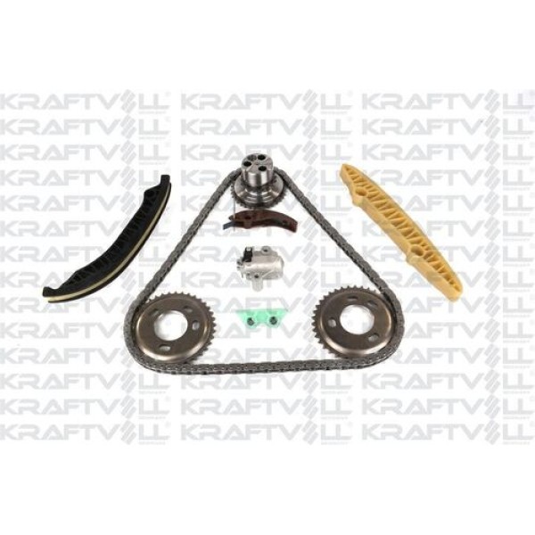 KRAFTVOLL 12100052 Eksantrik Zincir Seti Transit V362 14 /- Transit Custom 12 /- 2,2TDCI 155Ps (O,Ce
