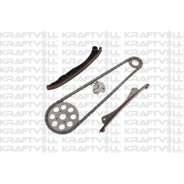 KRAFTVOLL 12100082 Eksantrik Zincir Seti Astra H - Corsa C 1,3HDI 16V - Doblo - Punto 1,3Jtd 16V 1,3 