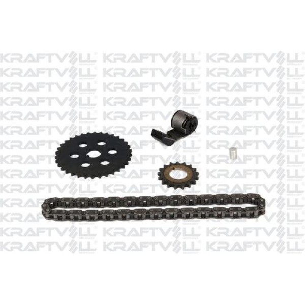 KRAFTVOLL 12100103 Eksantrik Zincir Seti Renault 12 1,4 