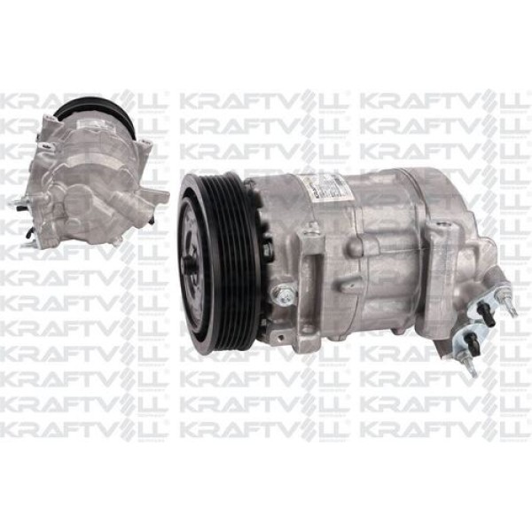 KRAFTVOLL 19010007 Klima Kompresörü P308 1,4 16V / 1,6 16V / 1,6HDI 07- P3008 1,6Vtı / 2,0HDI P5008