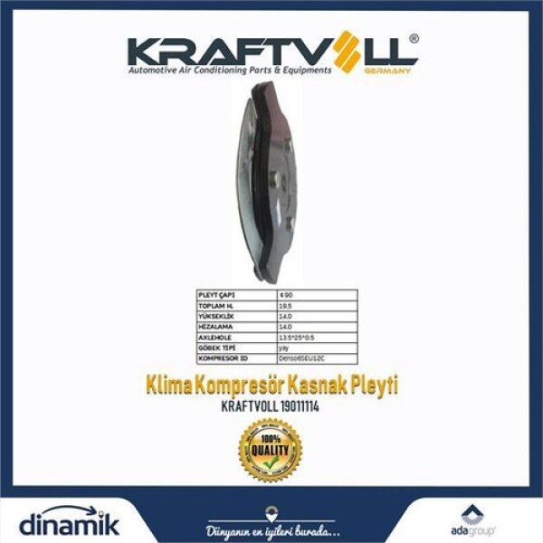 KRAFTVOLL 19011114 Klima Kompresör Gobegı Dns-6Seu12C-Metal