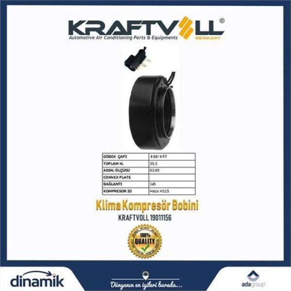 KRAFTVOLL 19011156 Klima Kompresör Bobini Ford Maverıck 2.3 16V 04- 