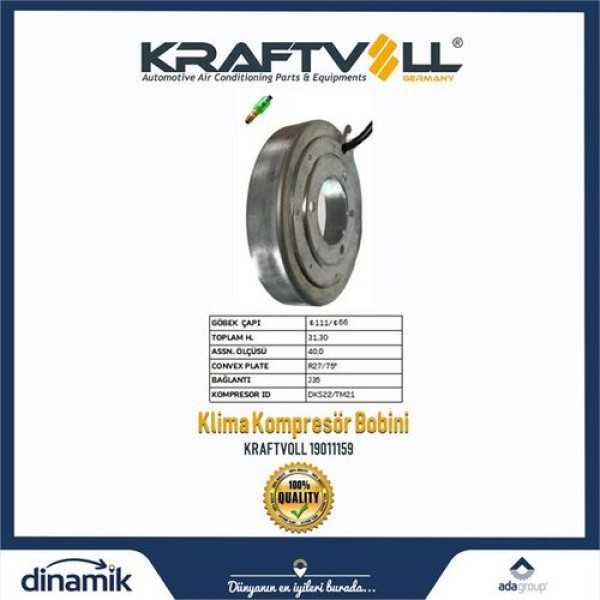 KRAFTVOLL 19011159 Klima Kompresör Bobini Zxl-Dks22/Tm21 