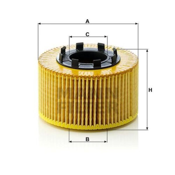 MANN HU920X Yağ Filtresi Mondeo III 00-07 Transit V184 00-06 2.0 TDCI 2.4 TDCI 