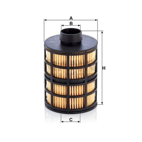 MANN PU723X Mazot Filtresi Albea Doblo 05- Punto Ducato / Boxer / Jumper / Astra H Corsa C Combo Ant 