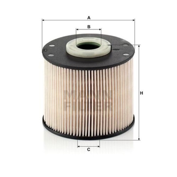 MANN PU927X Mazot Filtresi Scudo / 307 407 3008 / C4 C5 / Cmax Focus II 2.0 HDI 2.0 TDCI 