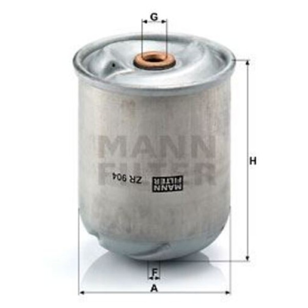 MANN ZR904X Yağ Filtresi Kerax Magnum Premium 