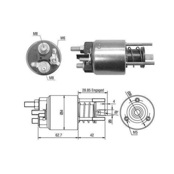 MAKO 63602404 MARS OTOMATIGI BOXER-DUCATO REDUKTORLU 2.6 KW TRANSIT 02 