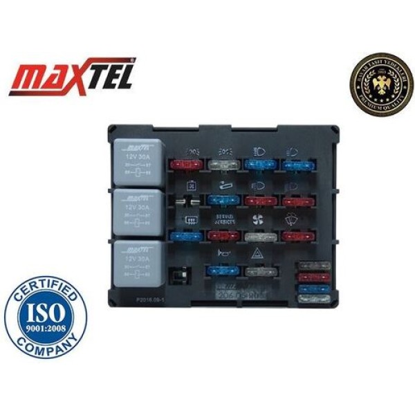 MAXTEL 20605203 SIGORTA KUTUSU DOGAN KARTAL SAHIN SLM131 KLIMALI 75202 INW015002 (64800203) 