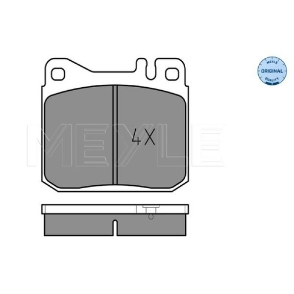 MEYLE 0252034117 FREN BALATASI ON MERCEDES 