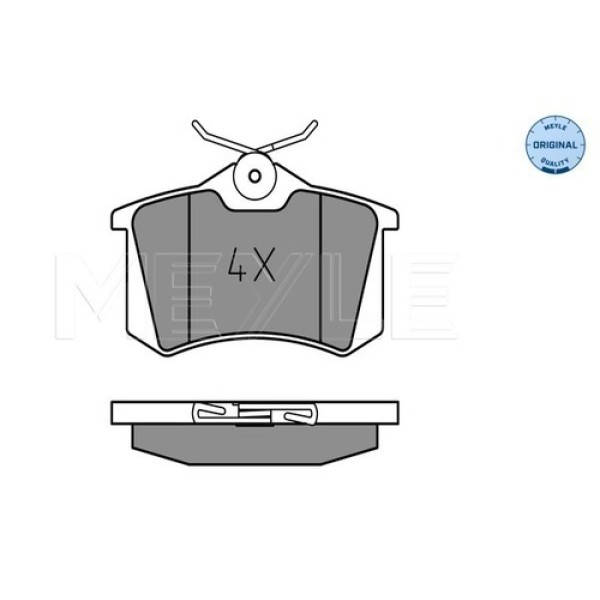 MEYLE 0252096117 FREN BALATASI ARKA GO JE PA A3 98> 