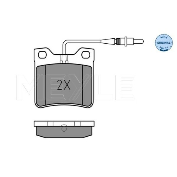MEYLE 0252190417W FREN BALATASI ARKA FISLI 
