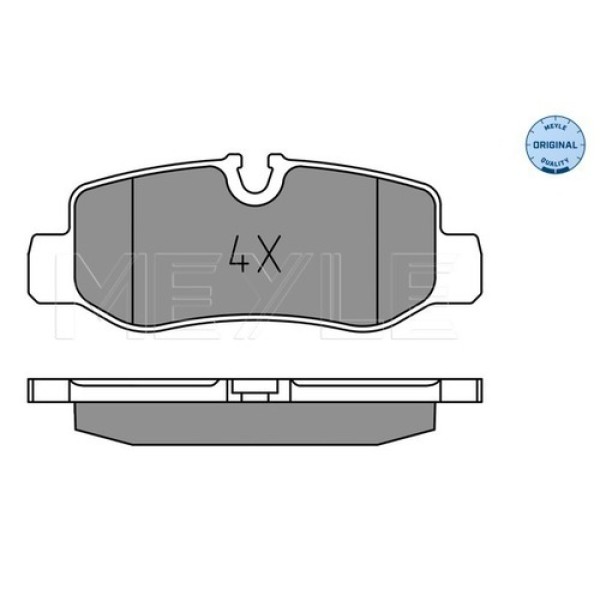 MEYLE 0252210118 FREN BALATASI 447 ARKA VITO 