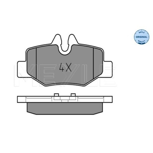 MEYLE 0252400817 FREN BALATASI ARKA MERCEDES 