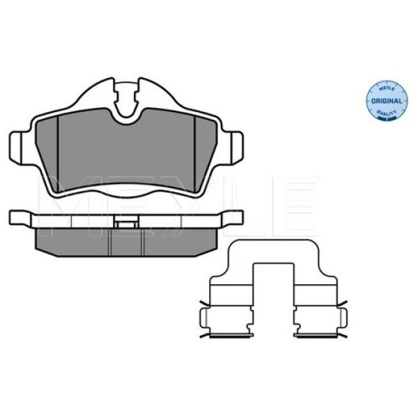 MEYLE 0252428917 FREN BALATASI ARKA ONE-COOPER-S MINI 