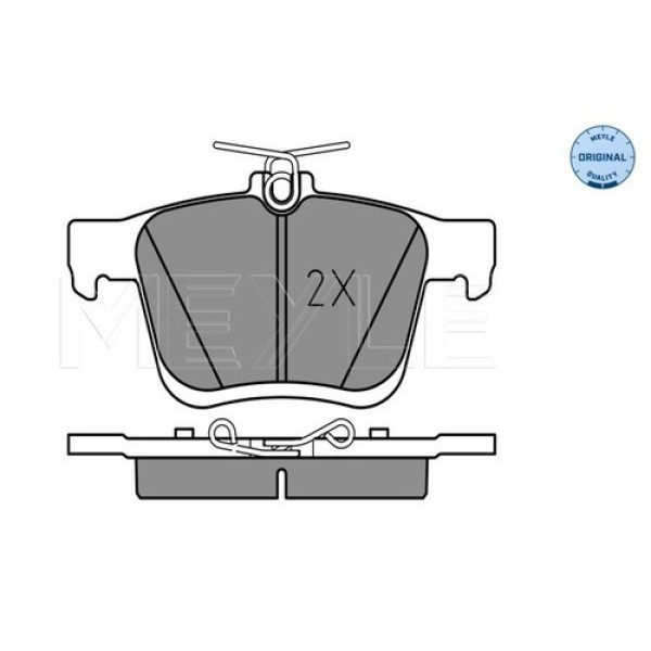 MEYLE 0252500816 FREN BALATASI ARKA A3 LE GOLF VII 13> 