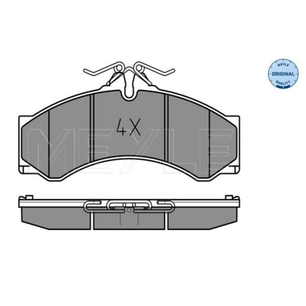 MEYLE 0252907620 FREN BALATASI SPR.412 LT46 ON / ARKA 