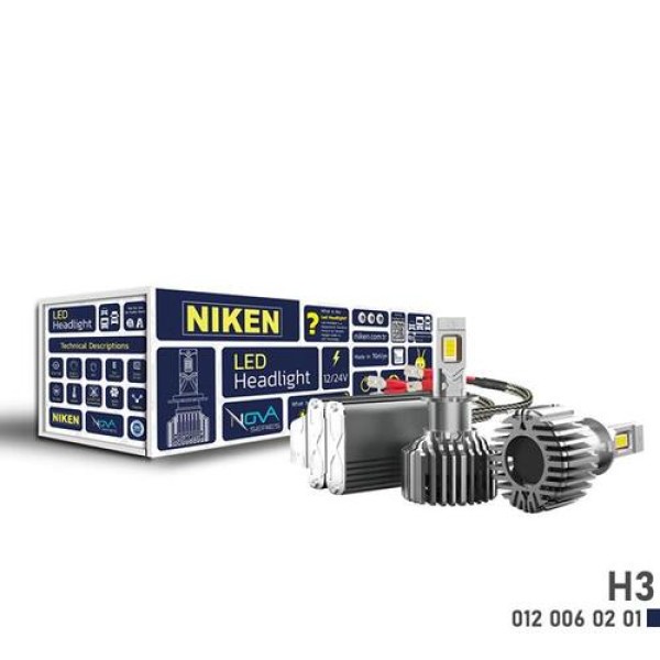 NIKEN 0120060201 LED XENON NOVA SERISI H3 90W 
