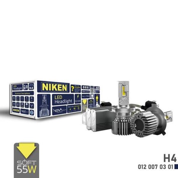 NIKEN 0120070301 LED XENON NOVA SOFT SERISI H4 55W 