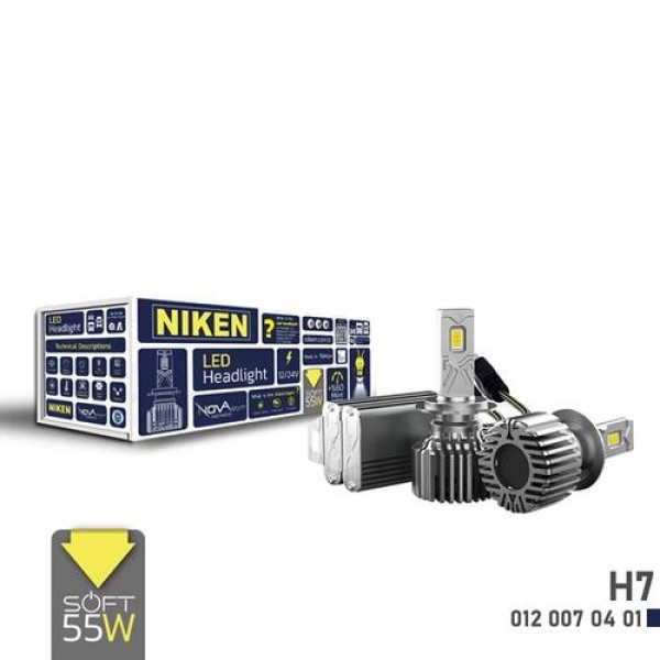 NIKEN 0120070401 LED XENON NOVA SOFT SERISI H7 55W 