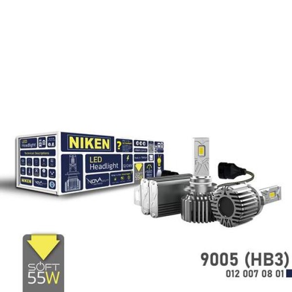 NIKEN 0120070801 LED XENON NOVA SOFT SERISI 9005 HB3 55W 