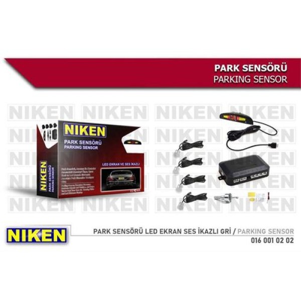 NIKEN 0160010202 PARK SENSORU LED EKRAN SES IKAZLI GRI 