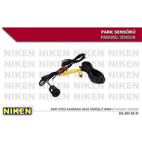 NIKEN 0160010801 GERI VITES KAMERASI GECE GORUSLU 18MM 